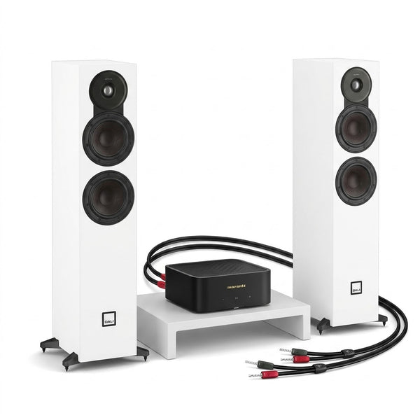 STEREOANLAGE (2.0): DALI Sonik 5 + Marantz MODEL M1 + AudioQuest Rocket 11