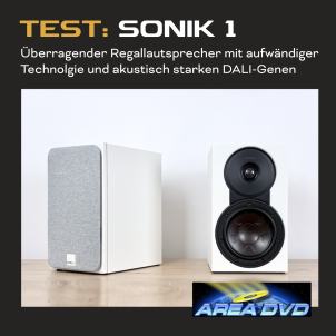 TEST: Dali SONIK 1 - kompakte 2-Wege-Box mit SMC-Technologie und Clarity Cone-Tiefmitteltöner