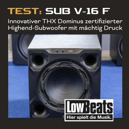 Test Low Beats: Dali SUB V-16 F – ein echter Highend-Subwoofer
