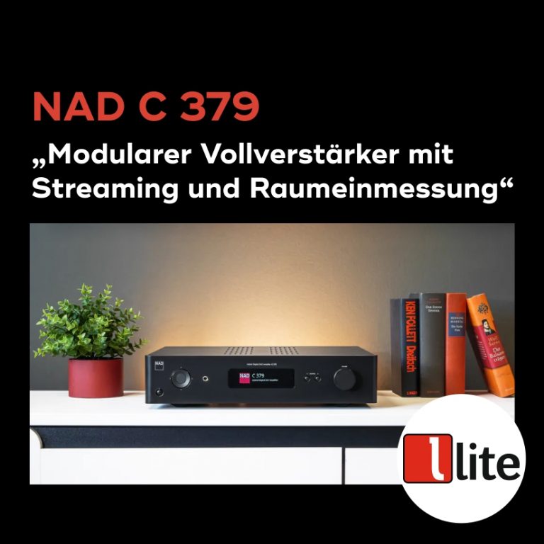 NAD C 379: Modularer Vollverstärker mit Streaming und Raumeinmessung