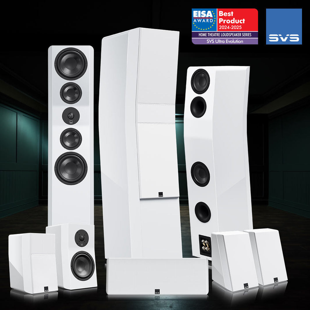The SVS Ultra Evolution series has been named the EISA Home Theatre Loudspeaker Series 2024-2025