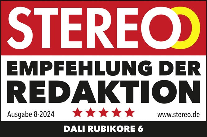 RUBIKORE 6 im Testbericht der Zeitschrift STEREO