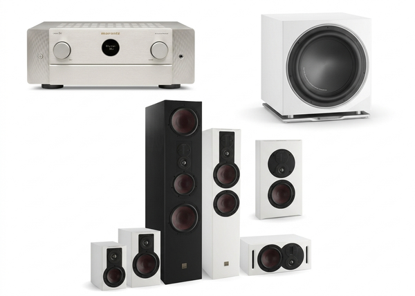 HEIMKINOANLAGE 5.1: MARANTZ CINEMA 50 + DALI OPTICON 6 MK2 + DALI OPTICON 2 MK2 + DALI OPTICON VOKAL MK2 + DALI SUB K-14 F