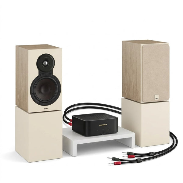 STEREOANLAGE (2.0): DALI Sonik 3 + Marantz MODEL M1 + AudioQuest Rocket 11