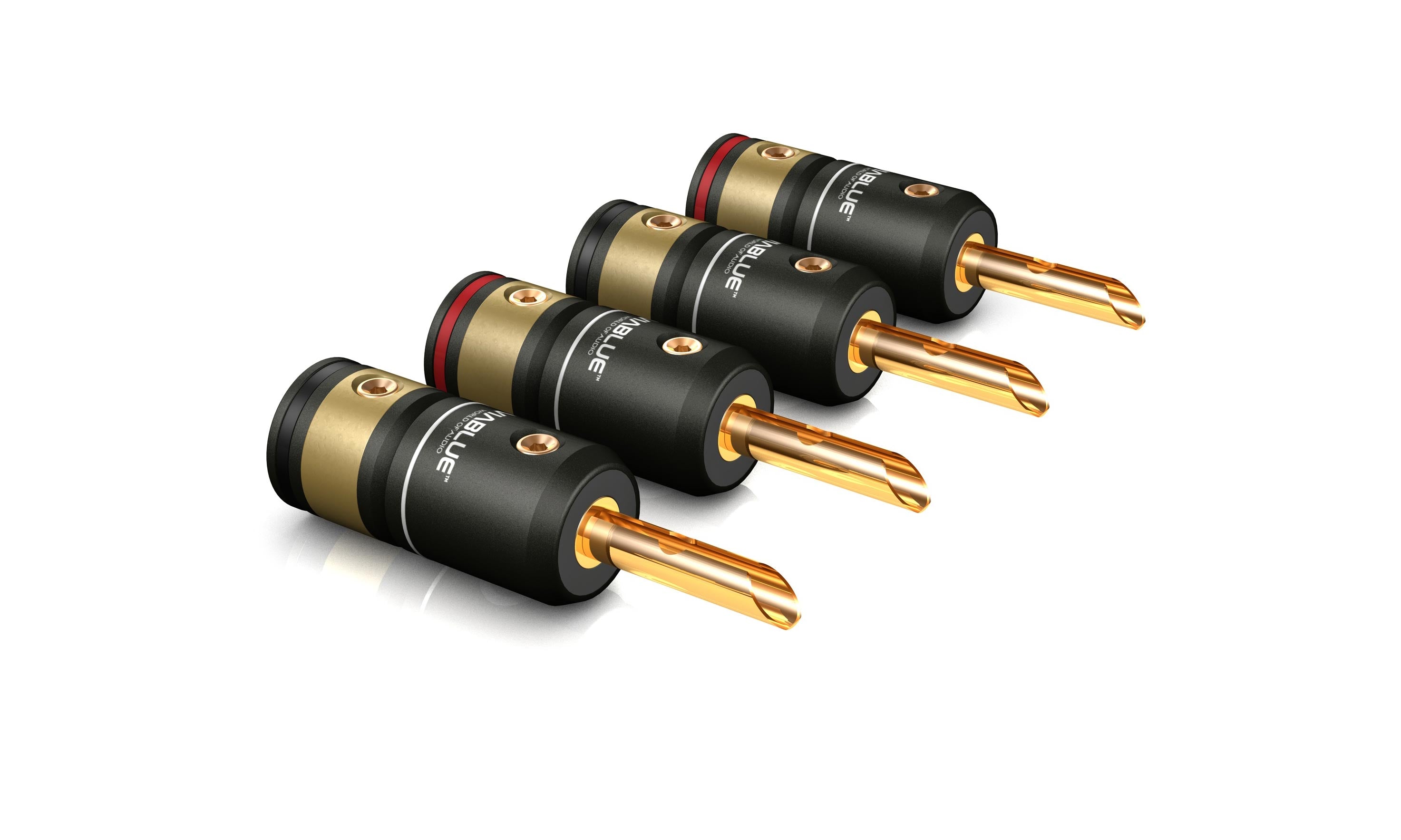 VIABLUE T8 Bananenstecker / 2 Paare