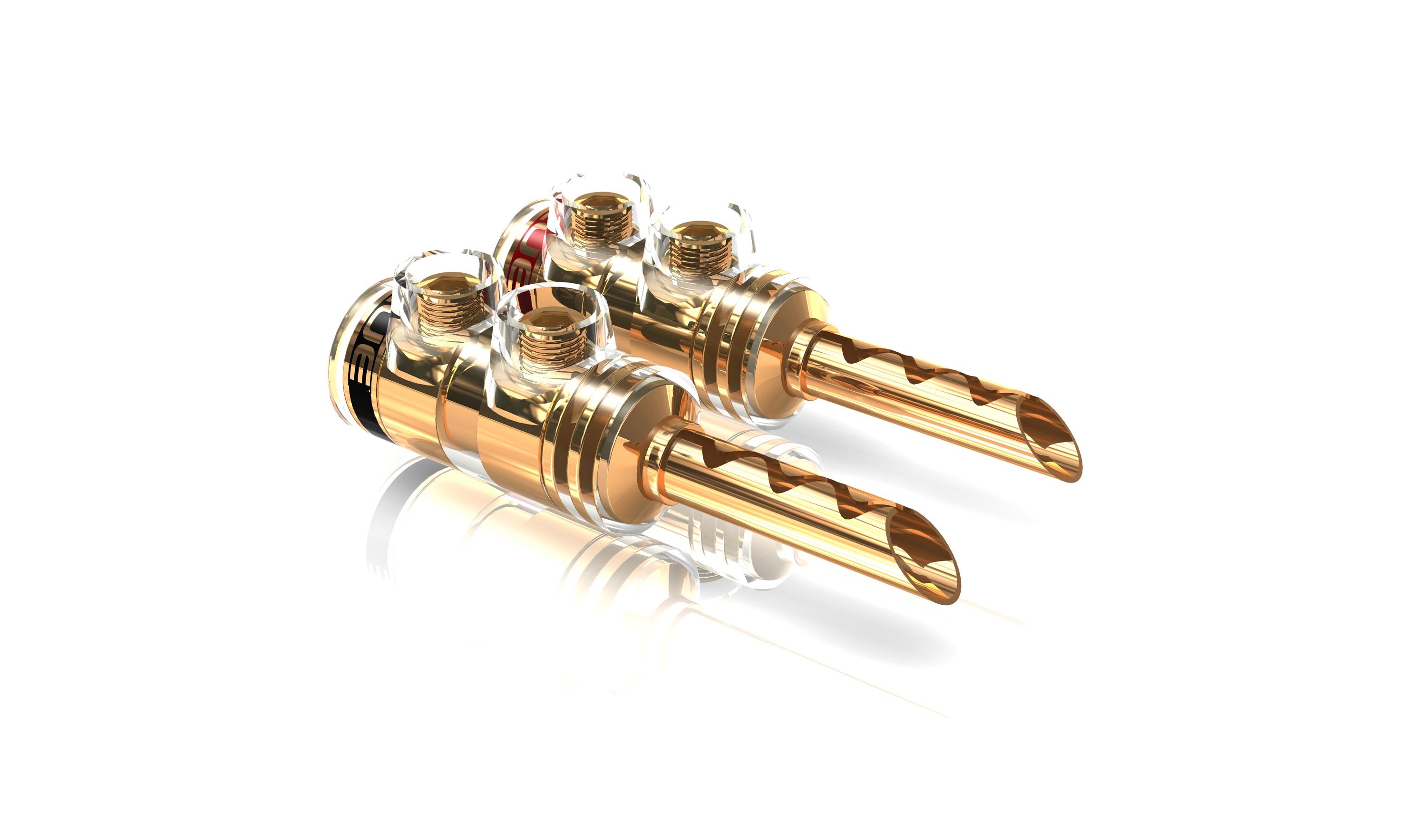 VIABLUE TS Bananenstecker Tube / 2 Paare