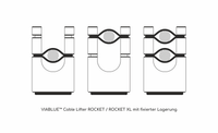 VIABLUE ROCKET CABLE LIFTER / 4 Stück