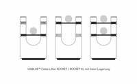 VIABLUE ROCKET CABLE LIFTER / 4 Stück