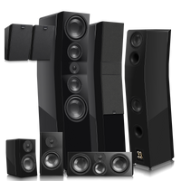 Heimkinoanlage 5.1: MARANTZ  CINEMA 40 + SVS ULTRA EVOLUTION TOWER + SVS ULTRA EVOLUTION BOOKSHELF + SVS ULTRA EVOLUTION CENTER + SVS PB-3000 R|EVOLUTION