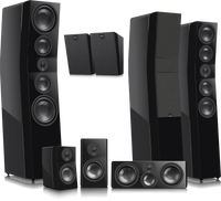 Heimkinoanlage 5.1: MARANTZ  CINEMA 40 + SVS ULTRA EVOLUTION TOWER + SVS ULTRA EVOLUTION BOOKSHELF + SVS ULTRA EVOLUTION CENTER + SVS PB-3000 R|EVOLUTION